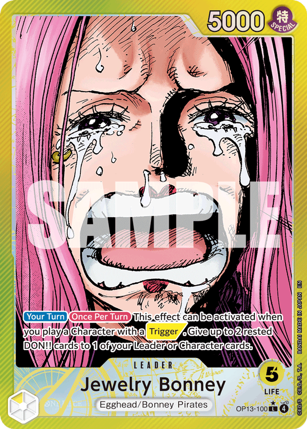 Jewelry Bonney (Leader) (OP13-091) (L) (Alternate Art)