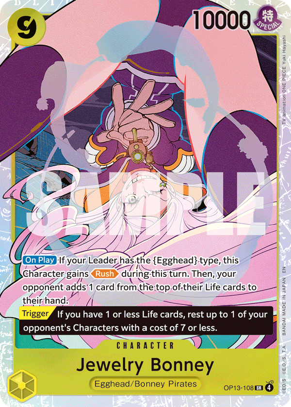 Jewelry Bonney (Character) (OP13-108) (SR)