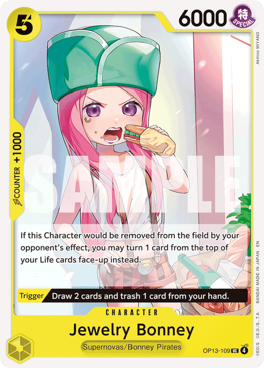 Jewelry Bonney (Character) (OP13-109) (UC)