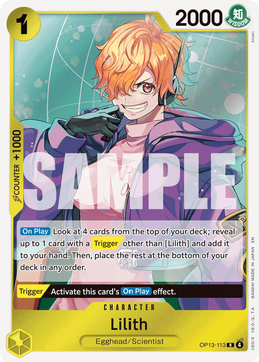 Lilith (Character) (OP13-113) (R)