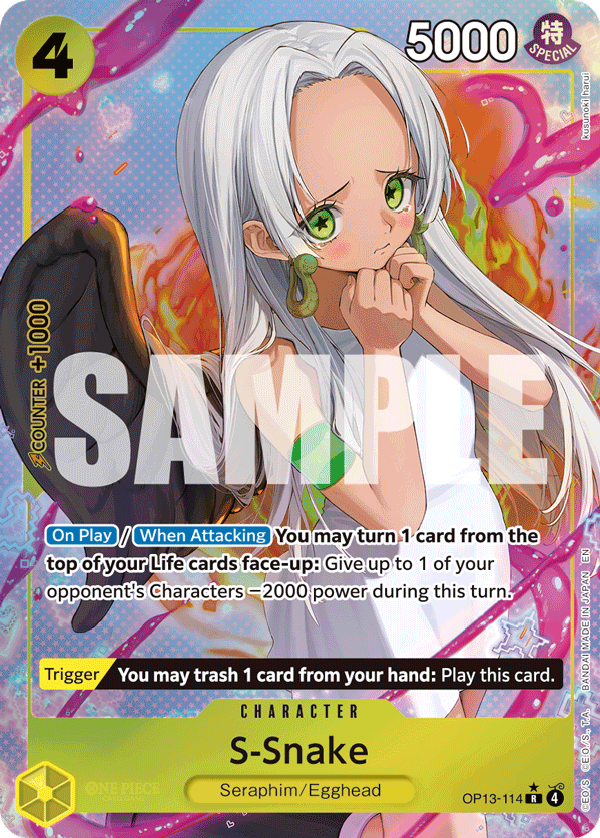 S-Snake (Character) (OP13-114) (R) (Alternate Art)