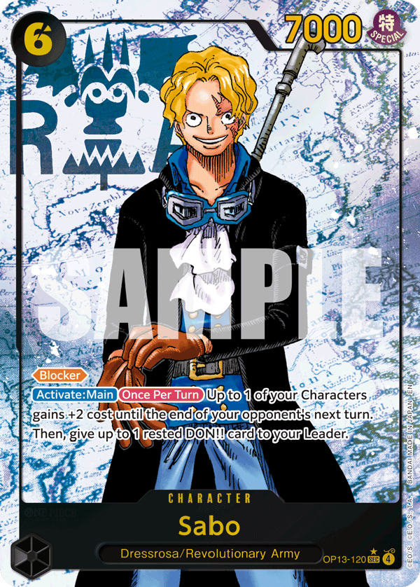Sabo (Character) (OP13-120) (SEC) (Alternate Art)