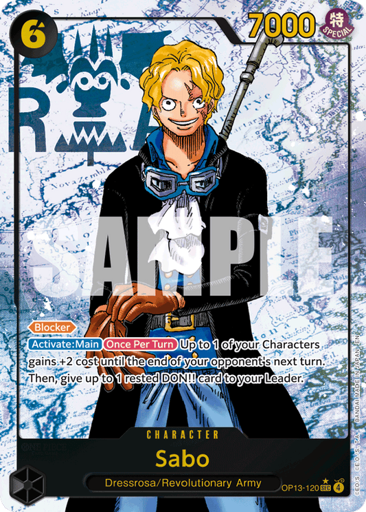 Sabo (Character) (OP13-120) (SEC) (Alternate Art)