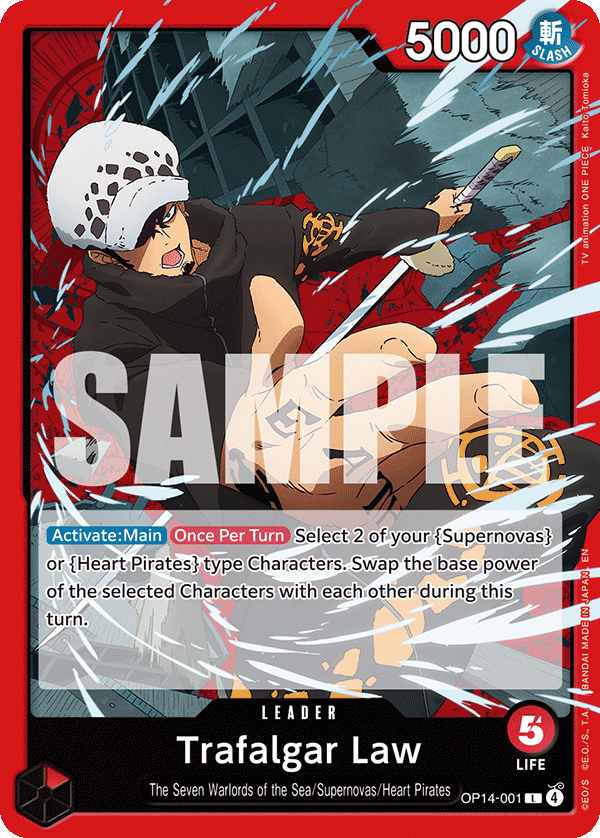 Trafalgar Law (Leader) (OP14-001) (L)