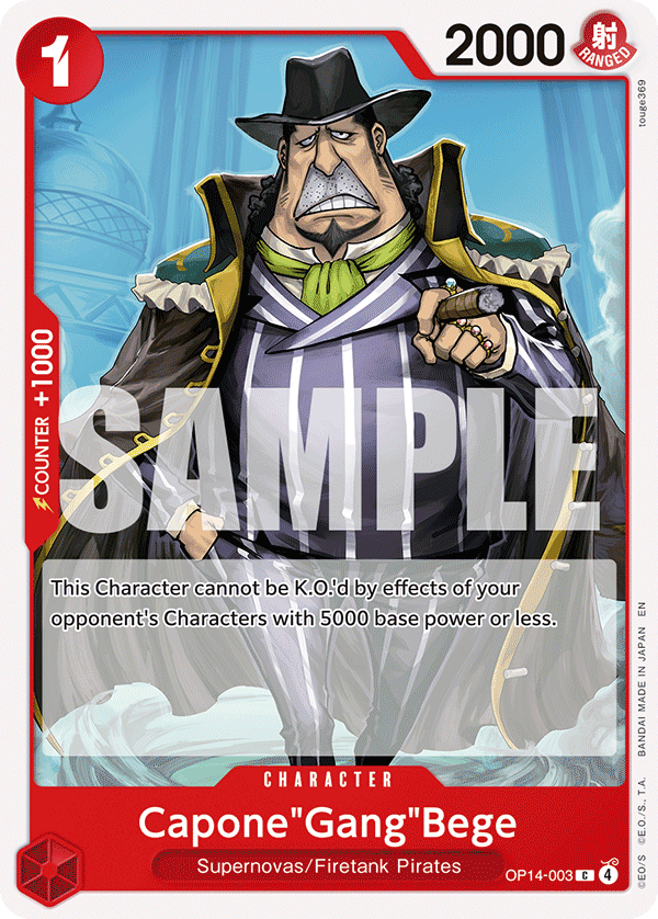 Capone “Gang” Bege (Character) (OP14-003) (C)