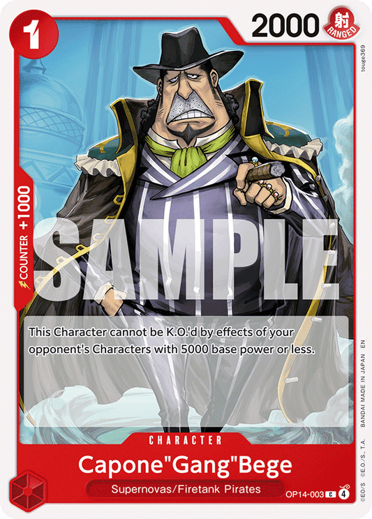 Capone “Gang” Bege (Character) (OP14-003) (C)