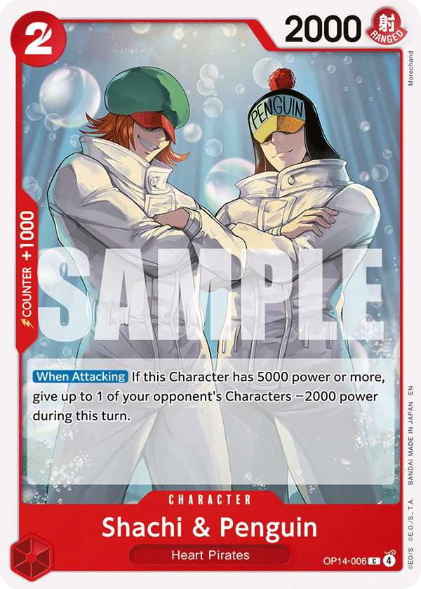 Shachi & Penguin (Character) (OP14-006) (C)