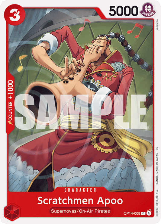 Scratchmen Apoo (Character) (OP14-008) (C)