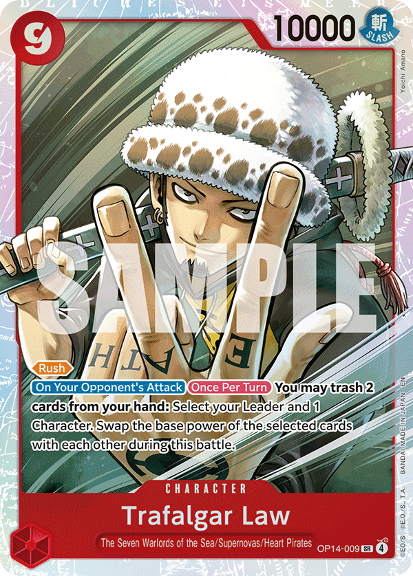 Trafalgar Law (Character) (OP14-009) (SR)