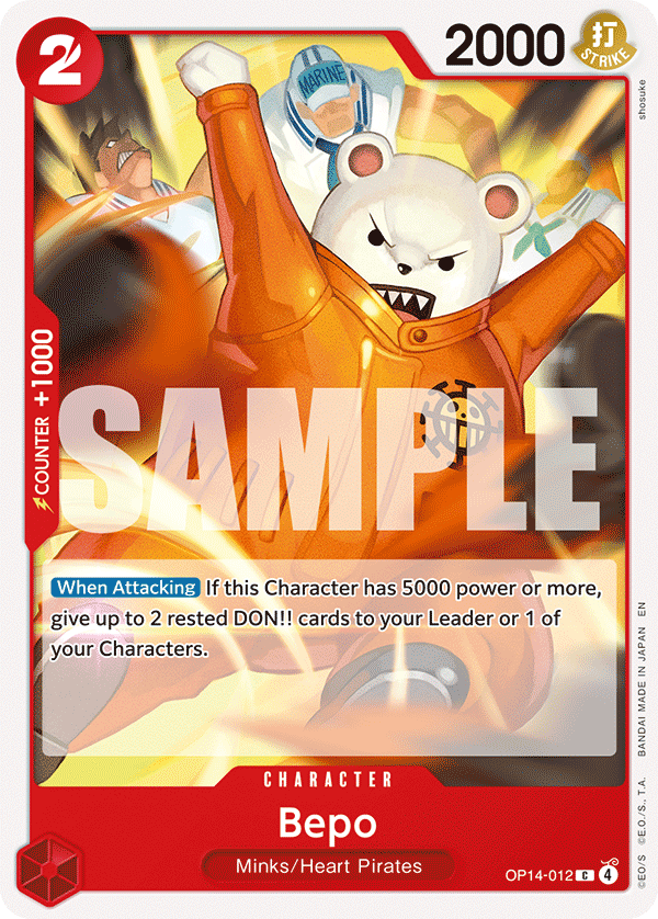 Bepo (Character) (OP14-012) (C)