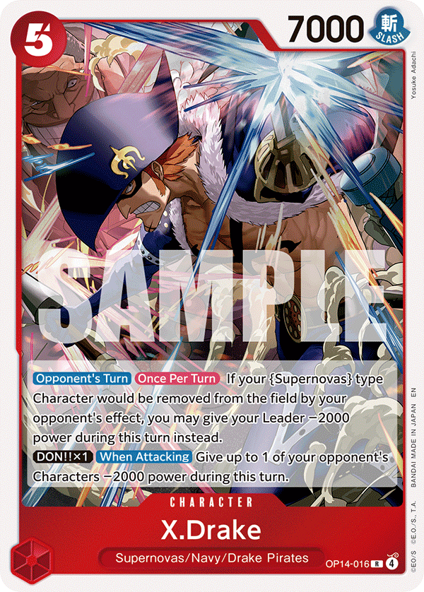 X Drake (Character) (OP14-016) (R)