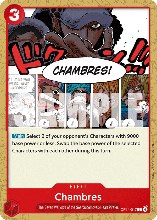 Chambres (Event) (OP14-017) (C)
