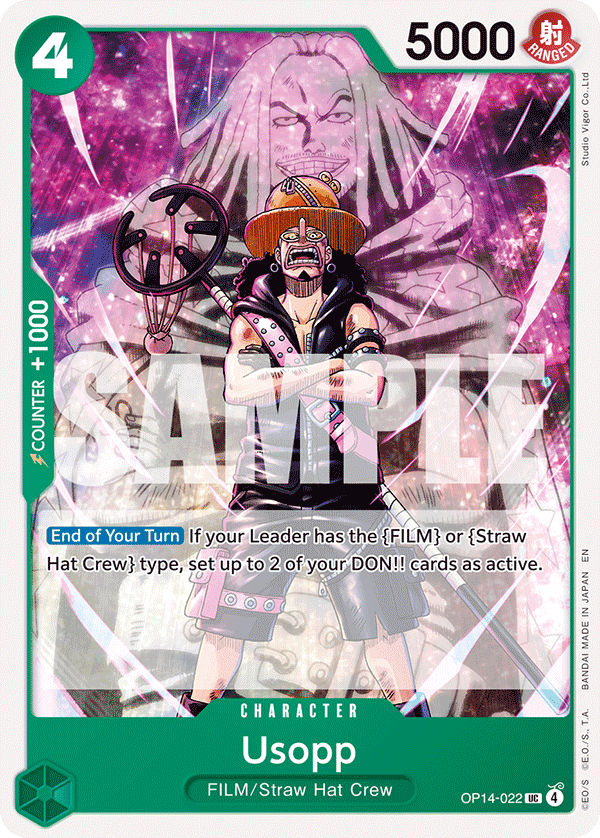 Usopp (Character) (OP14-022) (UC)