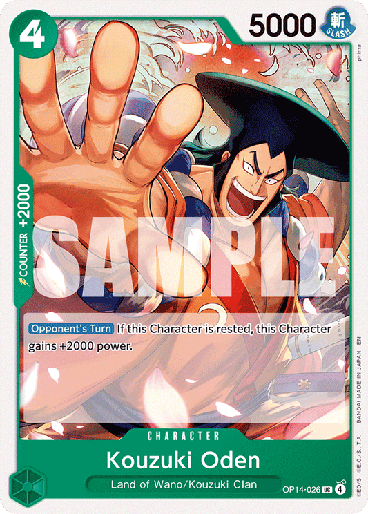 Kouzuki Oden (Character) (OP14-026) (UC)