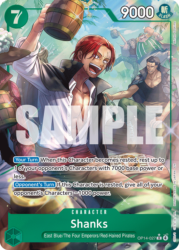 Shanks (Character) (OP14-027) (R) (Alternate Art)