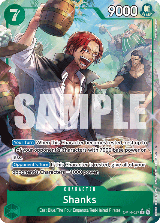 Shanks (Character) (OP14-027) (R) (Alternate Art)