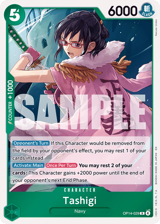 Tashigi (Character) (OP14-029) (R)