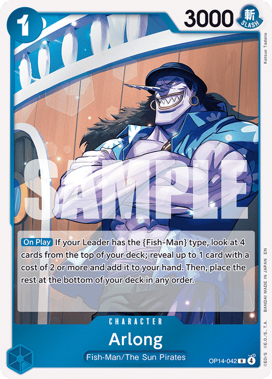 Arlong (Character) (OP14-042) (R)
