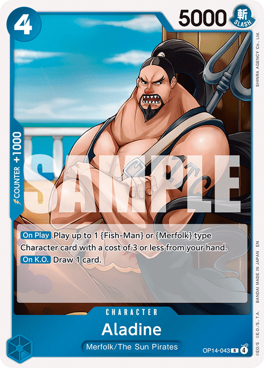 Aladine (Character) (OP14-043) (R)