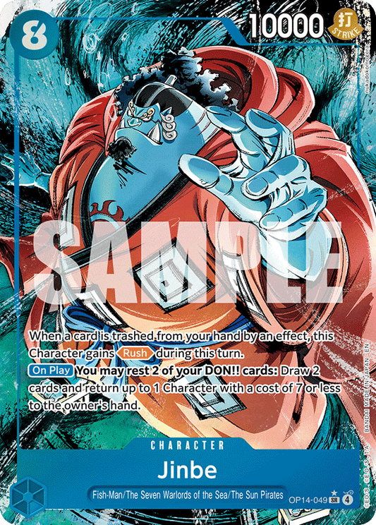 Jinbe (Character) (OP14-049) (SR) (Alternate Art)