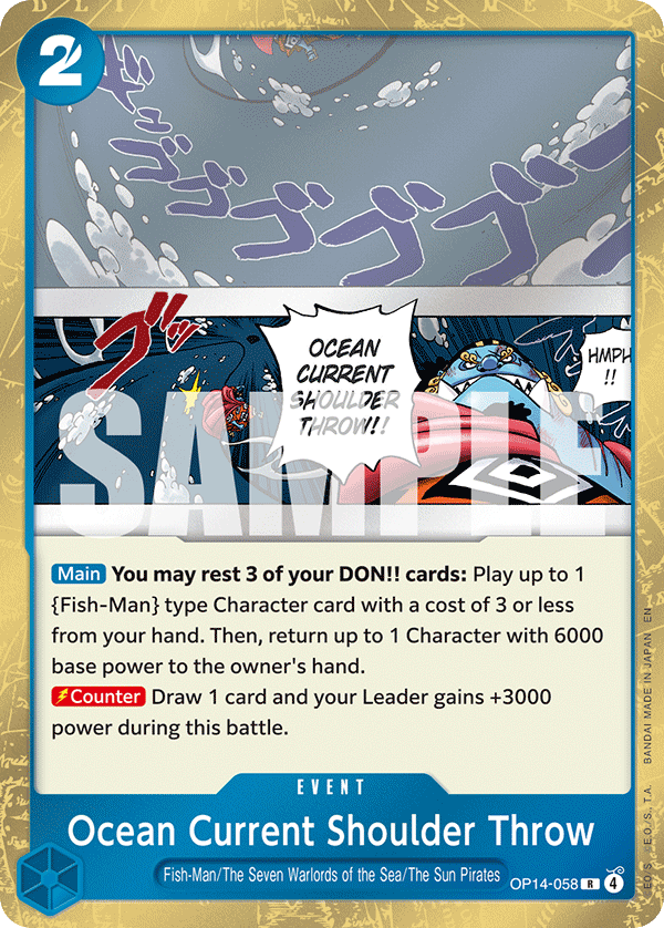 Ocean Current Shoulder Throw (Event) (OP14-058) (R)