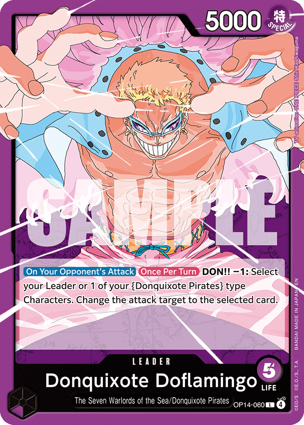Donquixote Doflamingo (Leader) (OP14-060) (L)