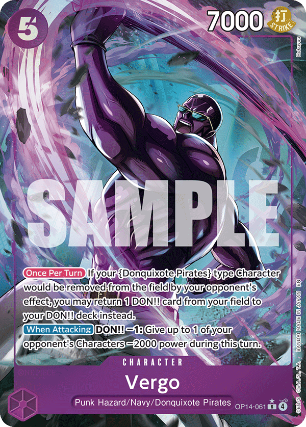 Vergo (Character) (OP14-061) (R) (Alternate Art)