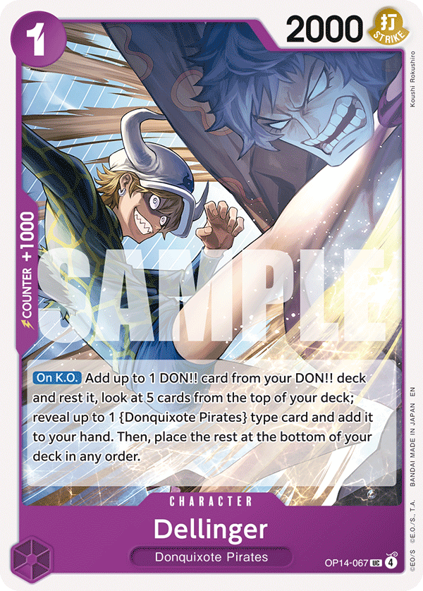 Dellinger (Character) (OP14-067) (UC)