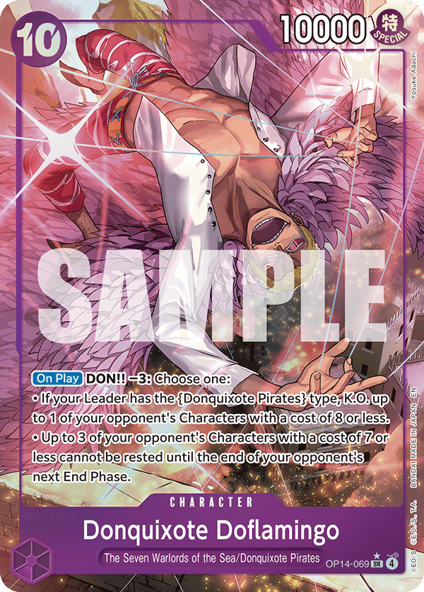 Donquixote Doflamingo (Character) (OP14-069) (SR) (Alternate Art)