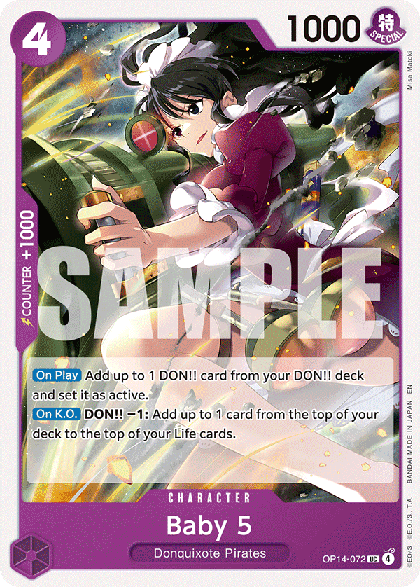 Baby 5 (Character) (OP14-072) (UC)