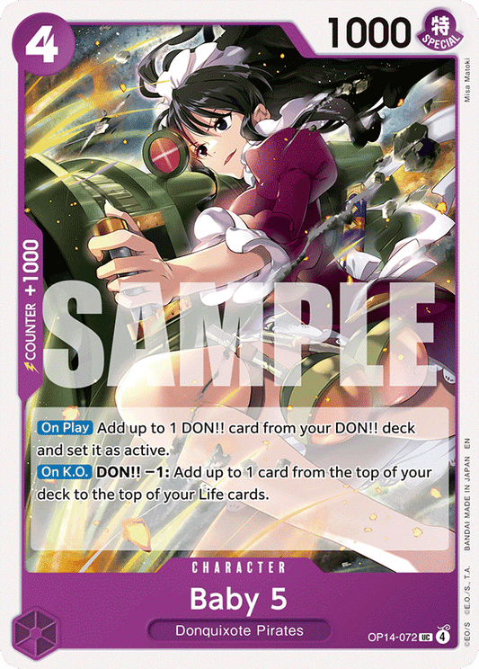 Baby 5 (Character) (OP14-072) (UC)