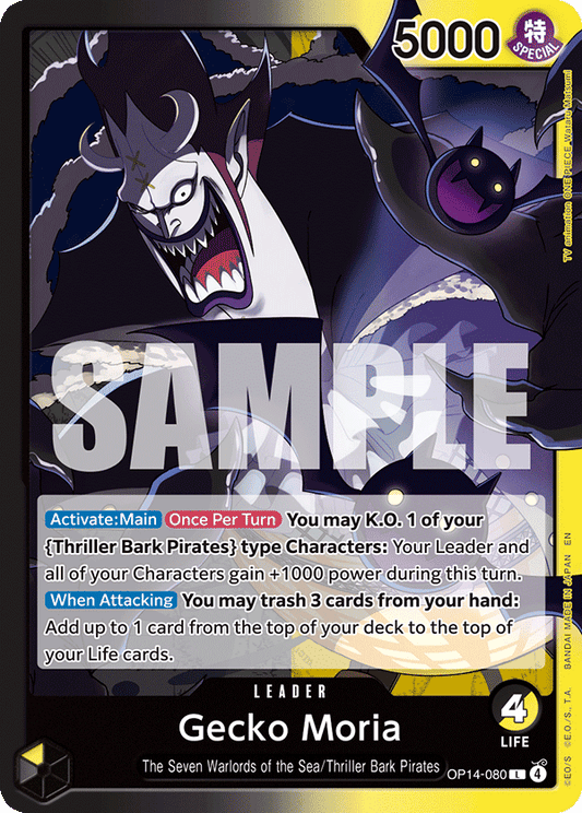 Gecko Moria (Leader) (OP14-080) (L)