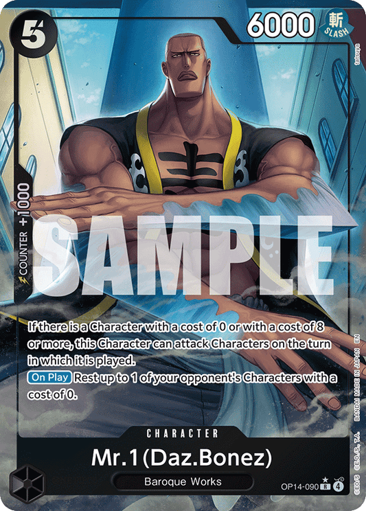 Mr. 1 (Daz.Bonez) (Character) (OP14-090) (R) (Alternate Art)