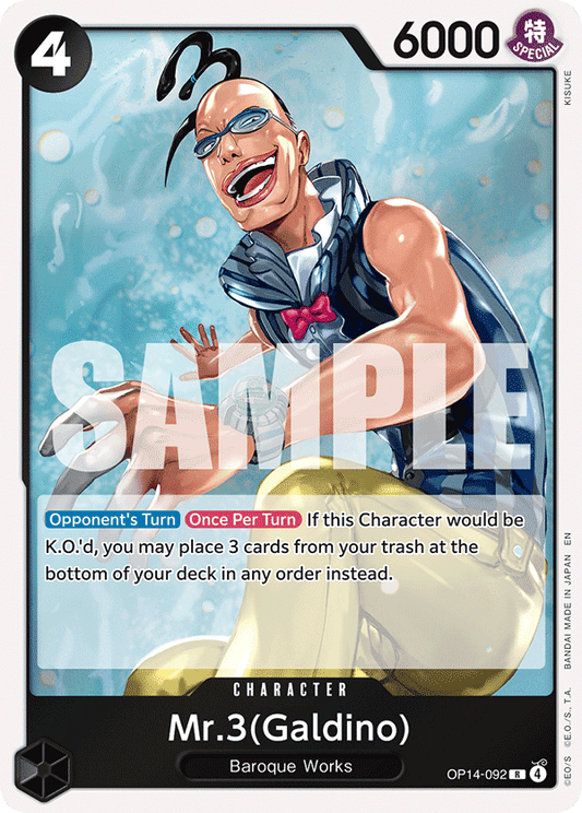 Mr. 3 (Galdino) (Character) (OP14-092) (R)