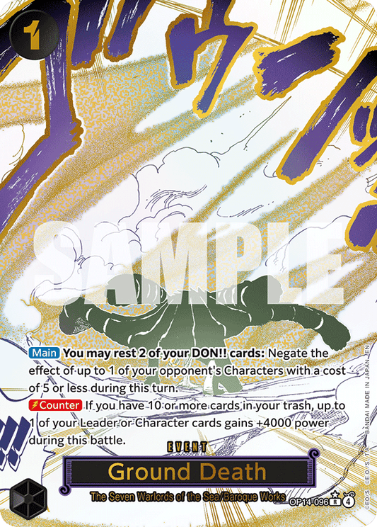 Ground Death (Event) (OP14-096) (R) (Alternate Art)