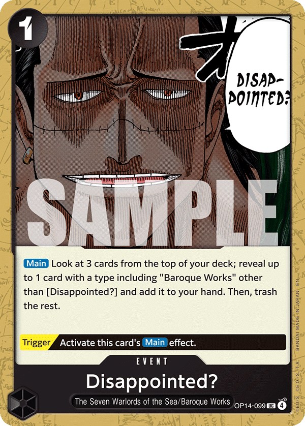 Disappointed? (Event) (OP14-099) (UC)