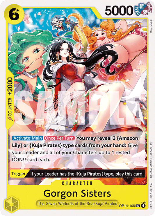 Gorgon Sisters (Character) (OP14-105) (UC)
