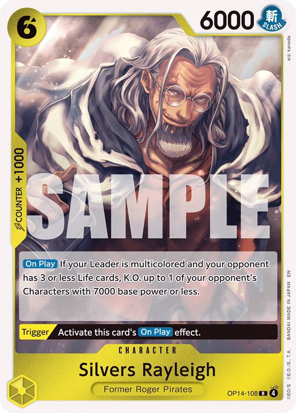 Silvers Rayleigh (Character) (OP14-108) (R)