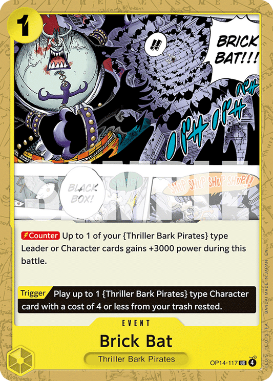 Brick Bat (Event) (OP14-117) (UC)