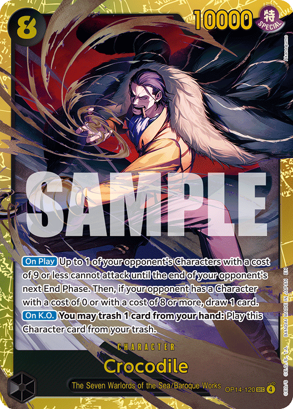 Crocodile (Character) (OP14-120) (SEC)