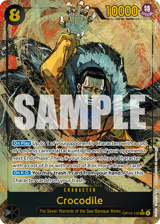 Crocodile (Character) (OP14-120) (SEC) (Alternate Art)