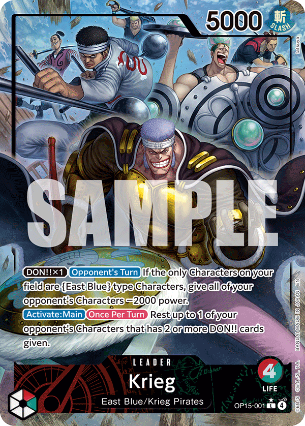 Krieg (Leader) (OP15-001) (L) (Alternate Art)