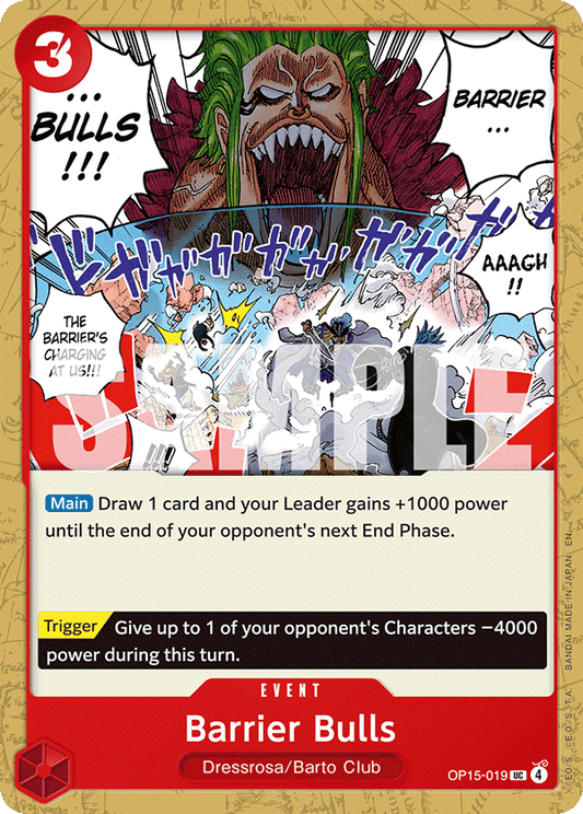 Barrier Bulls (Event) (OP15-019) (UC)