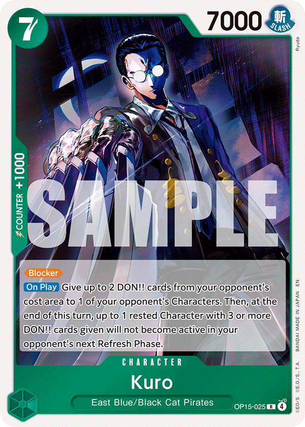 Kuro (Character) (OP15-025) (R)