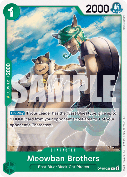 Meowban Brothers (Character) (OP15-028) (UC)