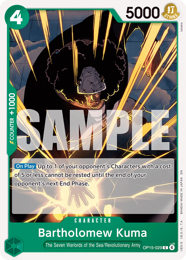 Bartholomew Kuma (Character) (OP15-029) (C)