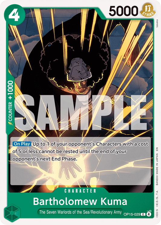 Bartholomew Kuma (Character) (OP15-029) (C)
