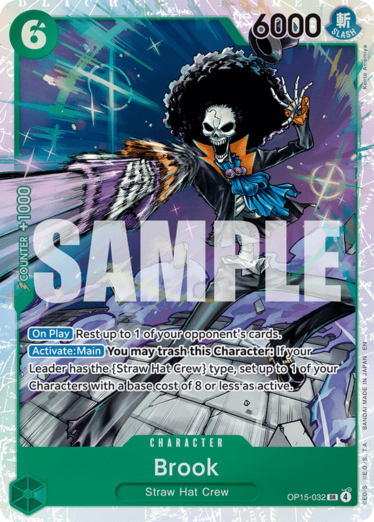 Brook (Character) (OP15-032) (SR)