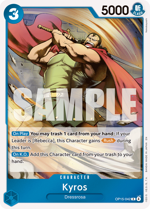 Kyros (Character) (OP15-042) (R)