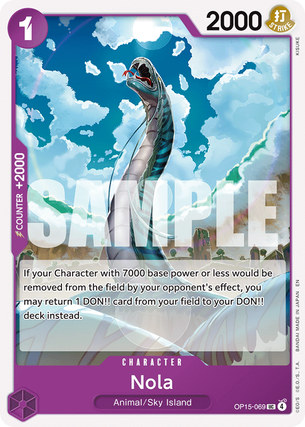 Nola (Character) (OP15-069) (UC)
